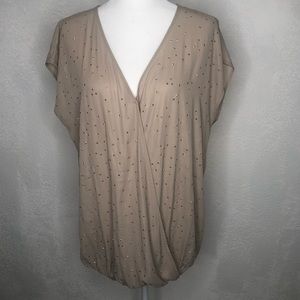 Lane Bryant Plus Metallic Top 14/16